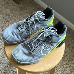 Nike Zoom Gray and Lime Green Sneakers